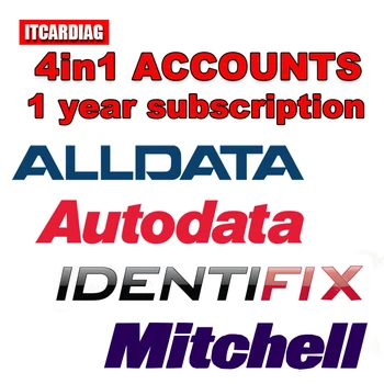 Alldata Autodata Identifix Mitchell Онлайн-аккаунт на один Год 4в1 Программное Обеспечение для Ремонта Автомобилей С Возможностью Обновления Онлайн Всех Данных Поиска Автомобильных Запчастей