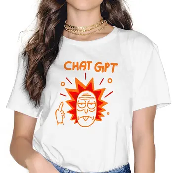 Футболка ChatGPT Science, модные женские футболки, летняя футболка из полиэстера в стиле харадзюку с круглым вырезом