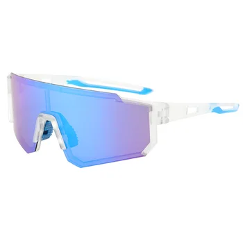 Поляризованные солнцезащитные очки для велоспорта, уличные полукадровые спортивные очки, Мужские и женские Очки для рыбалки, меняющие цвет, UV400, Очки для верховой езды
