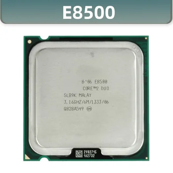 Используемый настольный процессор LGA 775 Core 2 Duo Cpu Процессор E8500 3,2 ГГц 6 МБ