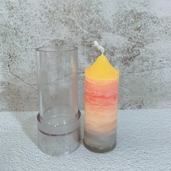 3D DIY Форма для свечей Цилиндр Инструмент для изготовления свечей Ручной Работы Форма для ароматических свечей Креативные Принадлежности для свечей ручной работы Форма для мыла