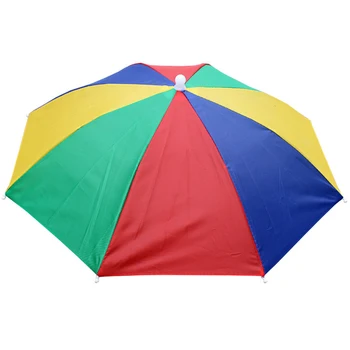 55 см Складной зонт Шляпа Элегантный Дизайн Накладной Рыболовный зонт для кемпинга на открытом воздухе Пешие прогулки Водонепроницаемый Зонт Снасти
