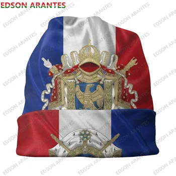 Французский Флаг Франция Империя Наполеон Шапочка Капот Шляпа Мужчины Женщины Взрослый Герб На Заказ Унисекс Теплые Зимние Тюбетейки Шапочки Шапочка