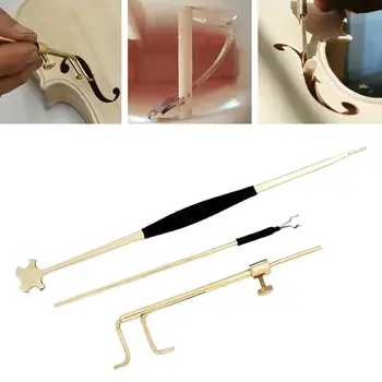 Набор инструментов для ремонта Luthier Детали скрипки Металлические для вечеринок упражнений