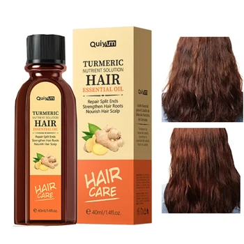 Turmeric Hair Conditioner For Women Keratina Alisador Reparador De Cabello Dañado Aceite Para El Crece Pelo Odżywka Do Włosów