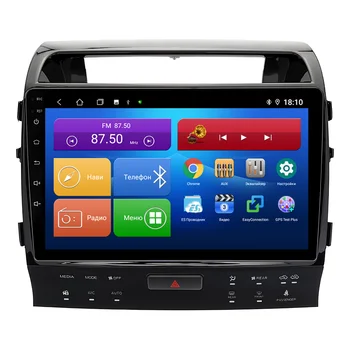 Для Toyota Land Cruiser 200 2007-2015 Android Автомобильное Головное Устройство Авторадио GPS Мультимедиа Navi Wifi BT RDS Android Auto|Carplay 4G