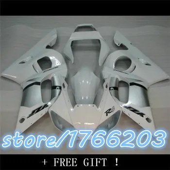 Лидер продаж, полностью белый Для YZF R6 1998-2002 yzf600 YZF-R6 YZFR6 98-02 комплект обтекателя ABS вторичного рынка
