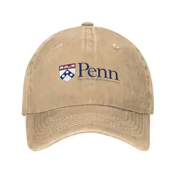 Логотип Пенсильванского университета, графический логотип бренда, высококачественная джинсовая кепка, Вязаная шапка, Бейсболка