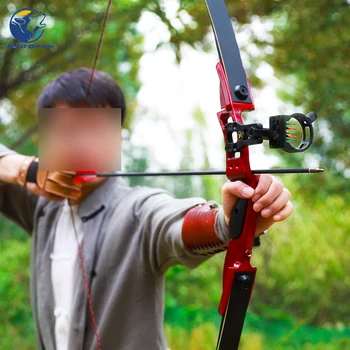 Профессиональный изогнутый лук весом 20-55 фунтов для стрельбы из лука правой рукой, для стрельбы из лука на открытом воздухе можно использовать карбоновые стрелы