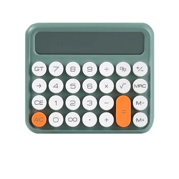 Рабочий стол для школьной бухгалтерии, новый стиль простого калькулятора, 12-значный калькулятор резервного аккумулятора