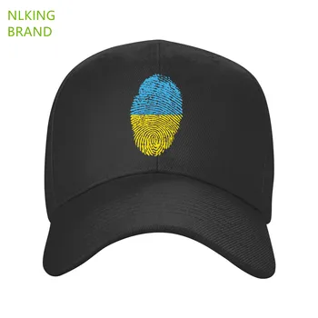Бейсбольные кепки, бейсболки для мужчин, женщин, детей, отпечатки пальцев флага Украины, желтый гольф, приталенный, модный, с полями, красный, пастушка, зеленый