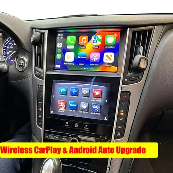 Беспроводное Обновление Зеркала экрана Apple CarPlay Android Auto Airplay на Q50 Q60 QX50 Car Play Module Interface Box для Infiniti