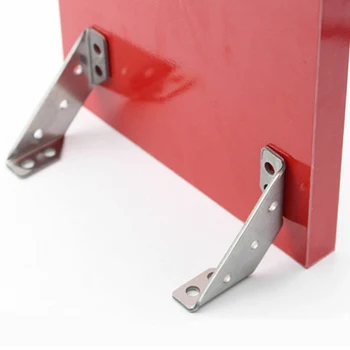 Защитные угловые кронштейны 2 мм 4ШТ для мебельного уголка с гальваническим покрытием Многофункциональная угловая подставка под прямым углом
