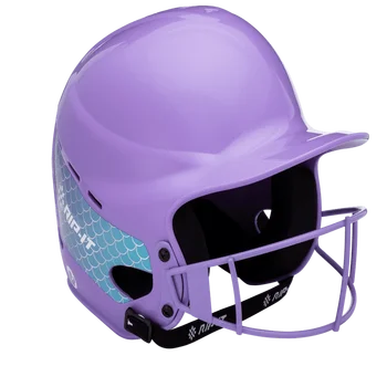 Шлем для софтбола Girls Ball T-Ball для отбивания софтбола - Русалка омбре - Gumball Pink