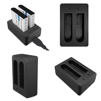 Двойная зарядная док-станция Micro USB для аккумуляторов NP40 Bbatteries с возможностью быстрой зарядки, док-станция для зарядки аккумулятора