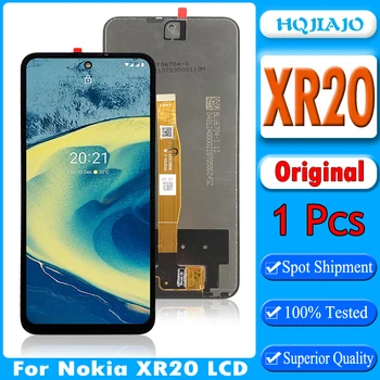 Оригинал для Nokia XR20 LCD TA-1368 TA-1362 Дисплей С Сенсорным Экраном Дигитайзер В Сборе Для Nokia XR 20 Ремонт Дисплея Замена
