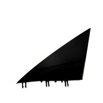 Треугольная накладка на левое зеркало заднего вида водителя для зеркала заднего вида глянцево-черная Треугольная отделка левой стороны