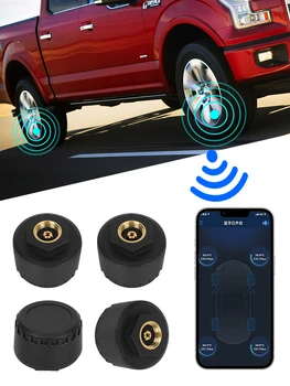 Универсальные датчики 0-100PSI Bluetooth 5.0 TPMS, интеллектуальная система контроля давления в шинах мотоцикла для мобильного телефона Android/IOS
