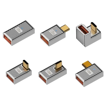 Адаптер USB Type C от мужчины к женщине 10 Гбит/с для передачи данных, адаптер для зарядки, прямая поставка