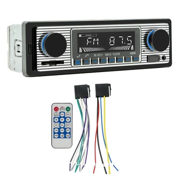 4-Канальный Автомобильный Радиоприемник Bluetooth Мощностью 60 Вт, Как показано На рисунке, Автомобильный MP3-плеер, Подключаемый U-Дисковый Автомобильный Радиоприемник С Функцией Защиты Проводки Для Автомобиля