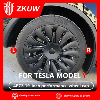 4шт 19 дюймов для Tesla Model Y 2019-2023, Замена крышки ступицы, крышки обода колеса автомобиля, Брызговики, автомобильные Автоаксессуары