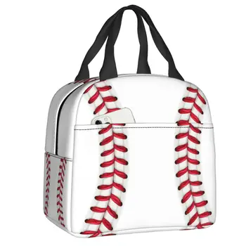 Бейсбольная кружевная сумка для ланча для кемпинга, путешествий, портативного охладителя для пикника, тепловой ланч-бокс для женщин, детский контейнер-тоут