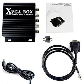 XVGA Box RGB RGBS MDA CGA-VGA Промышленный Преобразователь Видео для мониторов GBS-8219 Промышленный Преобразователь мониторов US Plug