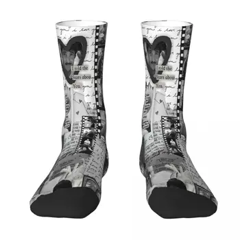 Винтажные носки Pedro Pascal Meme Sock Для мужчин и женщин, колготки из полиэстера, настраиваемая футболка