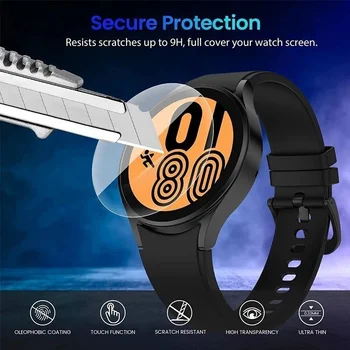 2шт Закаленное Стекло Премиум-класса 9H Для Samsung Galaxy Watch 6 Watch6 Classic 47 мм 43 мм 44 мм 40 мм 5 Защитная Пленка Для Экрана Смарт-Часов
