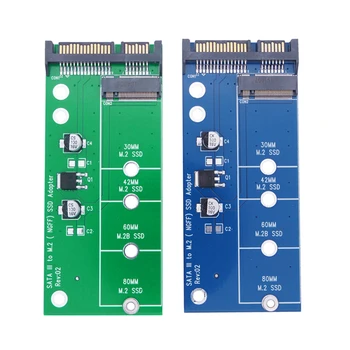 Устройство чтения карт жесткого Диска B Key M.2 NGFF Конвертер SATA3 6G Card M2 SATA Riser 2,5-Дюймовый SSD-Адаптер для 2230-2280 M.2 SATA SSD