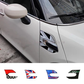 Эпоксидная наклейка на автомобильное крыло Union Jack, боковые накладки, наклейки на крыло, Декор для MINI Cooper One S JCW F55 F56, Аксессуары для стайлинга автомобилей