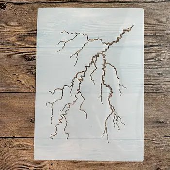 A4 29*21 см DIY мандала для рисования трафаретами штампованный фотоальбом тисненая бумажная открытка на дереве, тканевый трафарет-молния