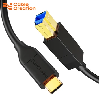 CableCreation Кабель USB 3.1 C-USB B 4 ФУТОВЫЙ USB-кабель Для принтера 10 Гбит/с для Thunderbolt 3 Host MacBook Pro Air USB B Принтер Сканер