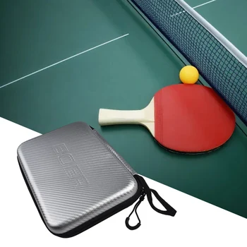 Сумка для настольного тенниса, высококачественная сумка для настольного тенниса, водонепроницаемая сумка из материала EVA и карман на молнии