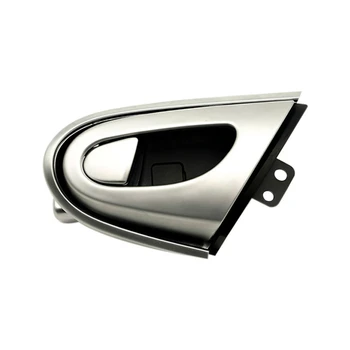 Автомобильная левая внутренняя дверная ручка для внедорожника Luxgen 7 U7 2011-2017 Дверная ручка с хромированной накладкой Внутренняя дверная застежка