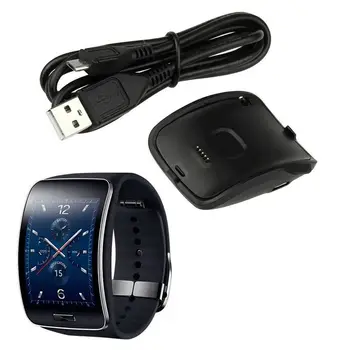 Для Зарядного Устройства Gear S R750, Модернизированной Портативной Док-станции Для Зарядного устройства С USB-шнуром Для Samsung Gear S R750 Smart Watch (Gear S