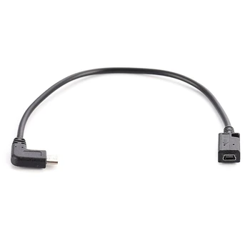 90-Градусный кабель USB Type C к Mini USB для зарядки ноутбука планшета передачи данных Прямая поставка