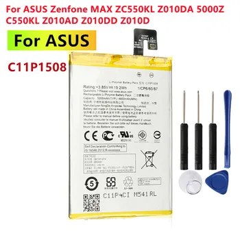Оригинальный Аккумулятор Телефона C11P1508 Для ASUS Zenfone max 5000Z C550KL ZC550KL Z010AD Z010DD Z010D Z010DA 5000 мАч Высокой Емкости