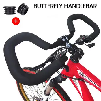 Руль Туристического Велосипеда MTB Mountain Bike Butterfly Handlebar 31,8/25,4 Детали Велосипеда Из Алюминиевого Сплава Со Встроенным Рулем
