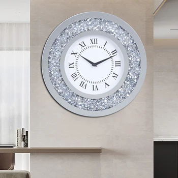 Креативные Гигантские Современные настенные часы Современный дизайн Роскошные Цифровые настенные часы для ванной Reloj Pared Home Decoration AB50WC