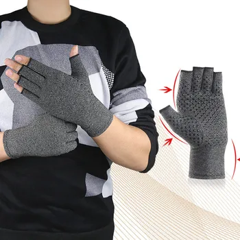 Перчатки от компрессионного артрита для поддержки запястья, Хлопчатобумажный бандаж для снятия боли в суставах, Компрессионные перчатки для женщин и мужчин, Терапевтический браслет
