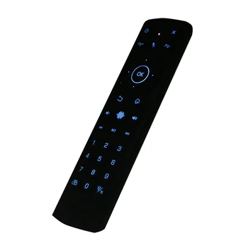 G20BTS Plus 2.4G BT5.0 Smart Voice Air Mouse С Подсветкой, Гироскоп, ИК-Обучающий Беспроводной Пульт Дистанционного Управления для Android TV BOX