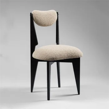 Обеденный стул из массива дерева, модель обеденного стула для гостиной, стул для кабинета, стул для приема гостей в офисе продаж, Кофейный стул