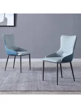 Изготовленный на заказ обеденный стул в скандинавском стиле, итальянский современный минималистичный Сетчатый Красный стул для дома, ресторана, отеля Со спинкой, Дизайнерский креатив