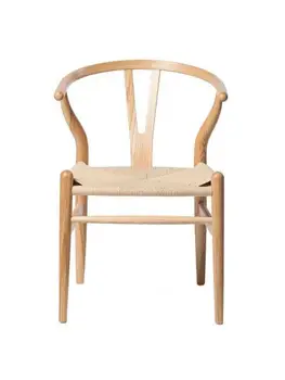Обеденный стул со спинкой из массива дерева в китайском стиле, Элитный обеденный стул из ротанга, Кофейный стул в китайском стиле, Антикварный стул Taishi с рогом