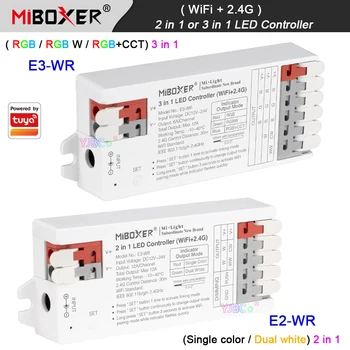 Miboxer 2.4 G Пульт дистанционного управления Bluetooth WiFi Одноцветный/Двойной белый 2 в 1 Контроллер светодиодной ленты RGB/RGBW/RGBCCT 3 в 1 Диммер световой ленты