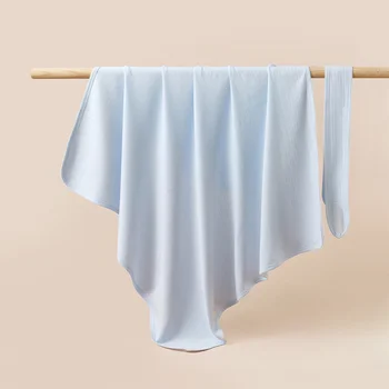 Детское одеяло из чистого хлопка для новорожденных, летнее впитывающее и быстросохнущее тонкое детское банное полотенце для домашнего использования в родильной палате