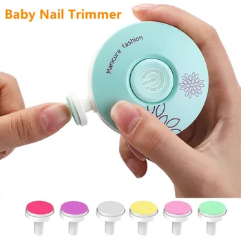Детский электрический триммер для ногтей, детский инструмент для полировки ногтей, детские Маникюрные Ножницы, Детский Гигиенический набор, детская машинка для стрижки ногтей, резак для ребенка