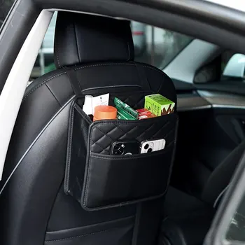 Ящик для хранения на заднем сиденье автомобиля Автомобильный органайзер Авто Водонепроницаемый чехол для телефона Автомобильный органайзер на заднем сиденье Протектор Подвесная сумка для хранения