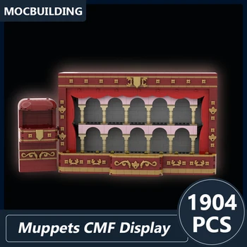 Подставка для выставки товаров Muppets CMF, строительные блоки Moc, коллекция собранных своими руками кирпичей, Развивающие Творческие Детские игрушки, Подарки 1904 шт.